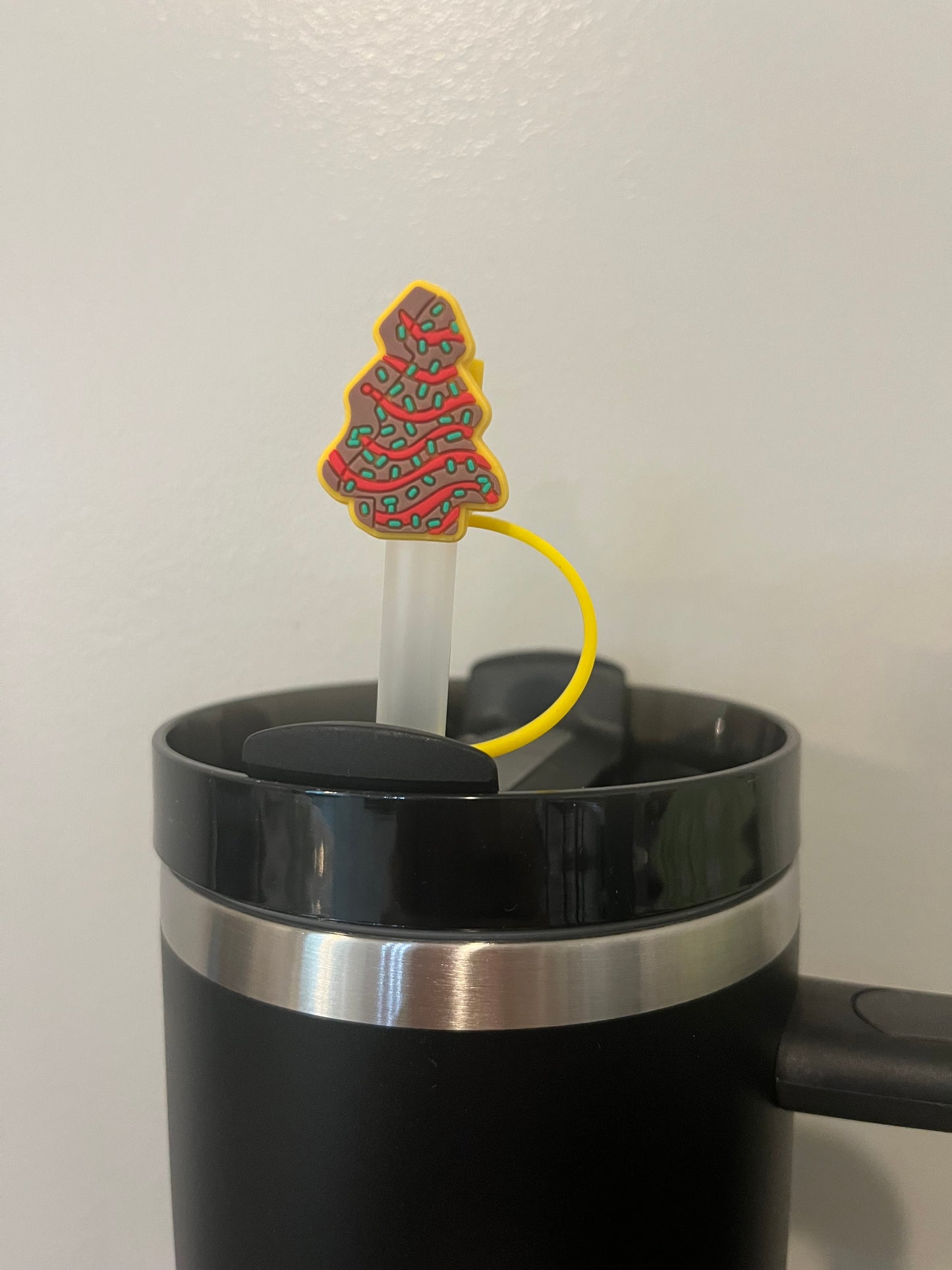 Chocolate tree straw topper