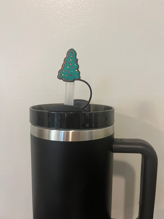 Brownie tree straw topper