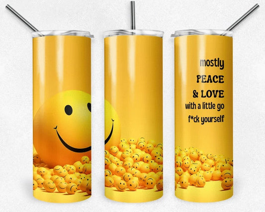 Smiley Face Tumbler